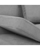 Canapé convertible avec coffre de rangement iota 2 places gris - 210x100x86 cm