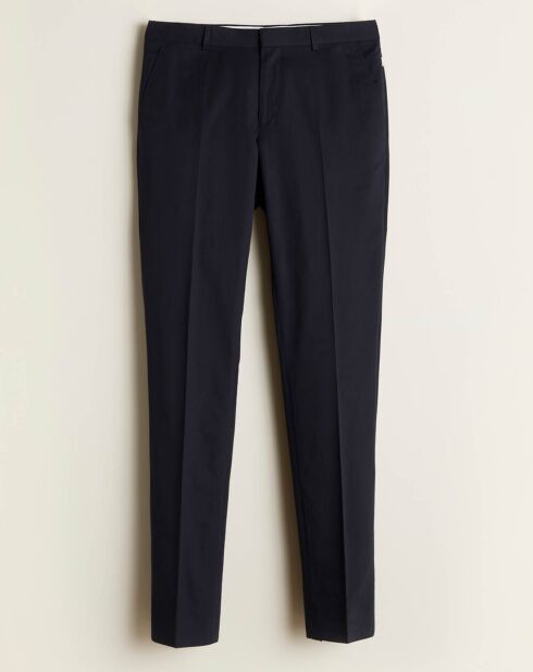 Pantalon ajusté Frush bleu marine