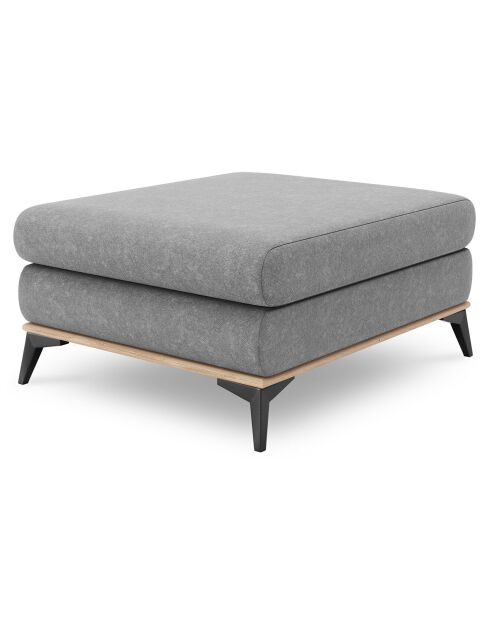 Pouf Astre gris - 106x78x44 cm