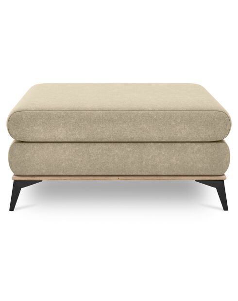 Pouf Astre beige - 106x78x44 cm