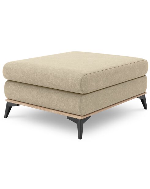 Pouf Astre beige - 106x78x44 cm