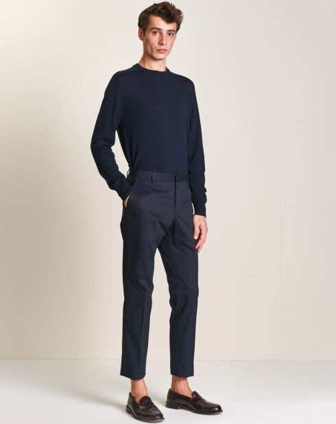 Pantalon ajusté Frush bleu marine