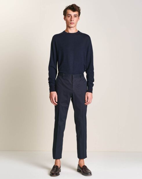 Pantalon ajusté Frush bleu marine