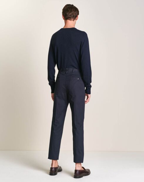 Pantalon ajusté Frush bleu marine