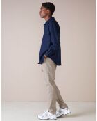 Pantalon chino slim Porths à carreaux beige