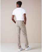 Pantalon chino slim Porths à carreaux beige