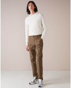 Pantalon chino slim Porths à carreaux marron