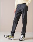 Pantalon chino slim Porths anthracite