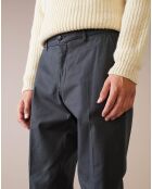 Pantalon chino slim Porths anthracite
