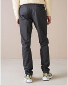 Pantalon chino slim Porths anthracite