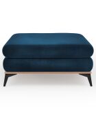 Pouf velours astre bleu roi - 106x78x44 cm