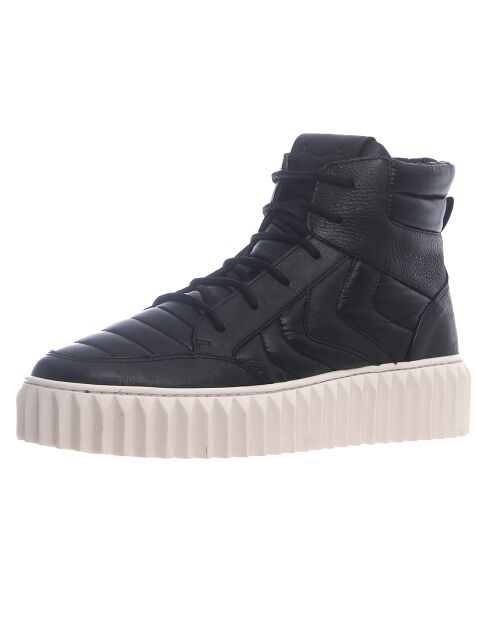 Baskets en Cuir Flam noires