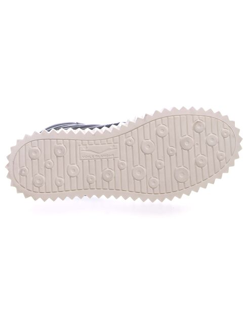 Baskets en Cuir Flam noires