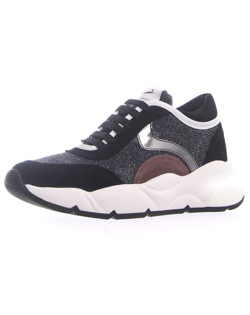 Baskets en Cuir Moon bleues
