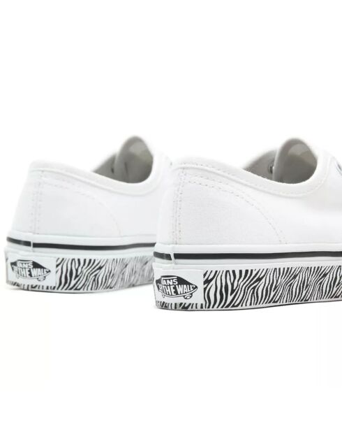 Sneakers en Toile Authentic Animal Sidewall blanches