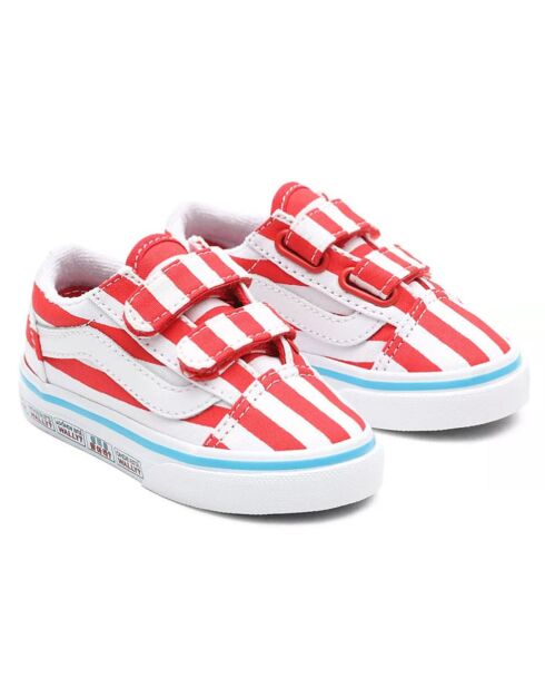 Old Skool Where'S Waldo weiß/rot/blaue Sneakers