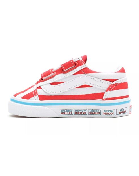 Old Skool Where'S Waldo weiß/rot/blaue Sneakers