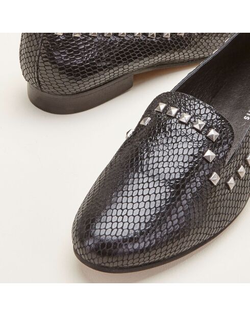 Mocassins en Cuir Wouma noirs
