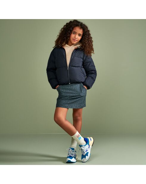 Doudoune courte Hazel bleu marine
