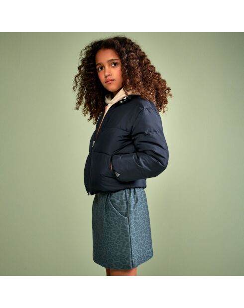 Doudoune courte Hazel bleu marine