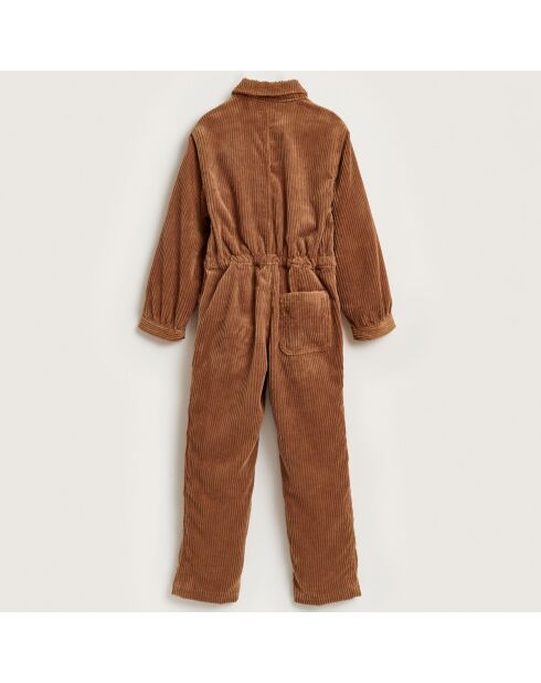 Bruine corduroy jumpsuit Pilote