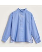 Chemise Angle en Coton bleu ciel