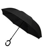 Parapluie à Ouverture inversée et manuelle - Resistant au vent noir