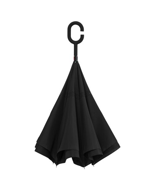 Parapluie à Ouverture inversée et manuelle - Resistant au vent noir