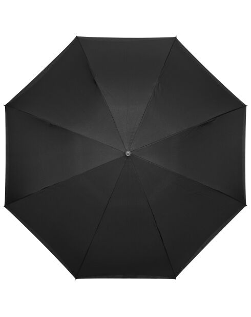 Paraplu met achterkant en handmatige opening - Zwart windbestendig