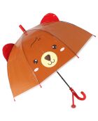 Paraguas Bell - Apertura automática - Oso naranja