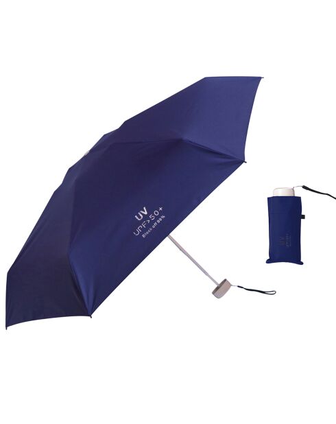 Parapluie Pliant - Ultra compact -  UV protection bleu