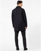 Manteau avec doudoune Top noir/gris