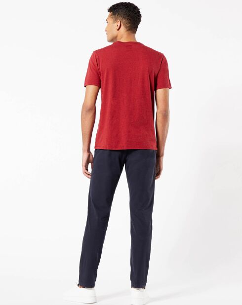 T-Shirt logo poitrine bordeaux