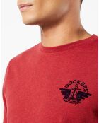 T-Shirt logo poitrine bordeaux