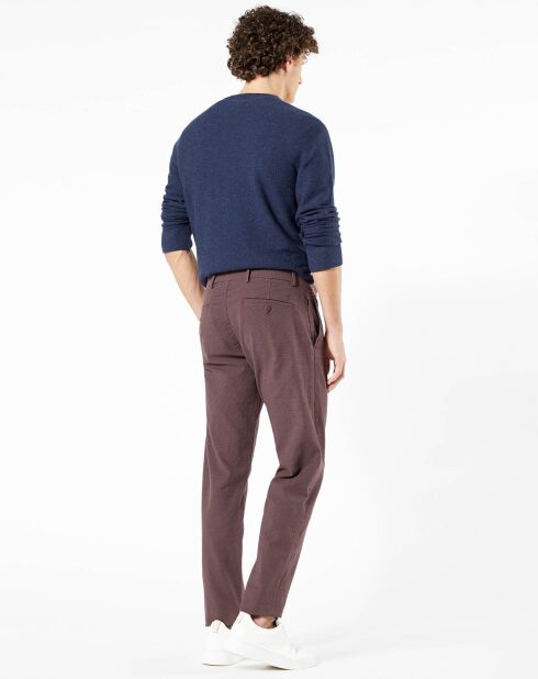 Pantalon chino Smart Supreme Flex Taper marron