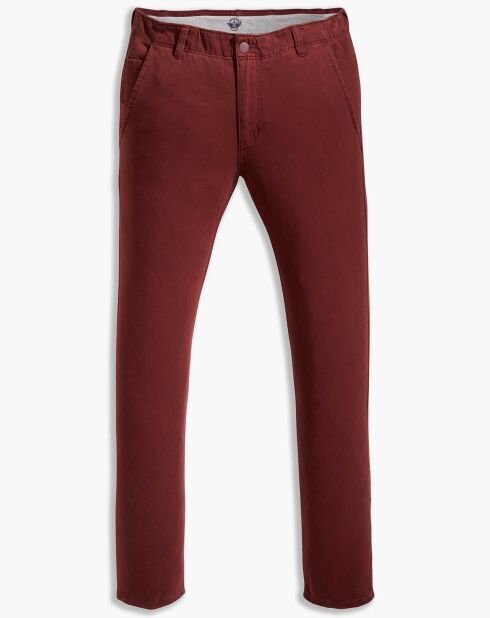 Pantalon Smart 360 Flex Alpha Skinny bordeaux