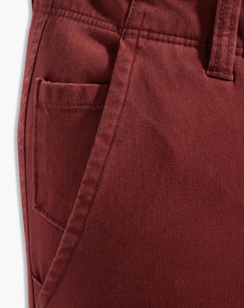 Pantalon Smart 360 Flex Alpha Skinny bordeaux