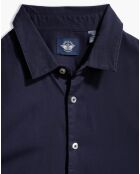 Chemise Alpha Spread Collar bleu foncé