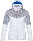 Veste de ski Supercorde blanc/gris