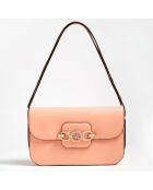 Sac porté épaule Donna corail - 28x18x8 cm