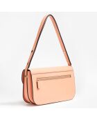 Sac porté épaule Donna corail - 28x18x8 cm