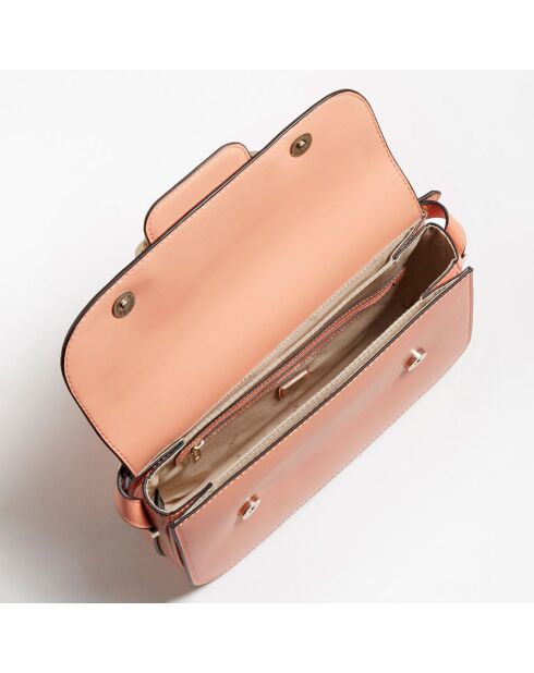 Sac porté épaule Donna corail - 28x18x8 cm