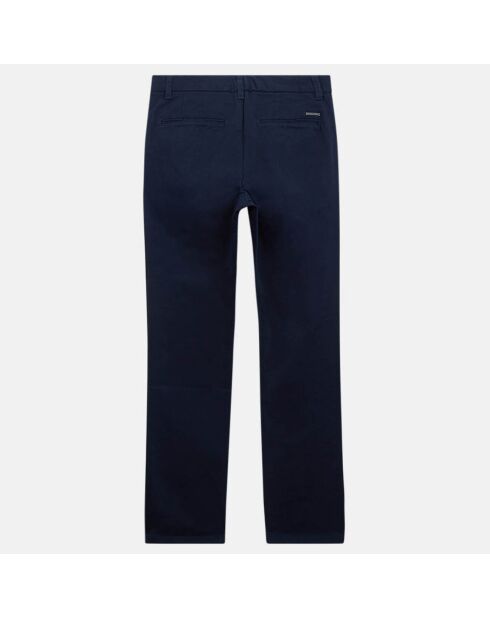 Pantalon chino slim bleu marine