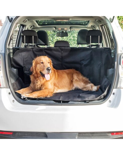 Housse de protection de voiture pour animaux noire - 140x120 cm