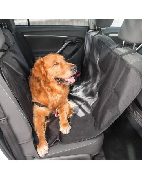 Housse de protection de voiture pour animaux noire - 140x120 cm