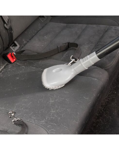 Cepillo depilatorio aspirador gris - 13x16x7 cm