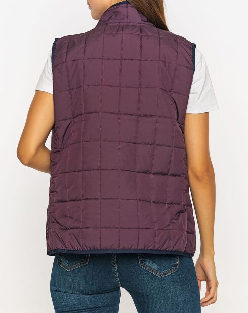 Veste sans manches Félicie violette