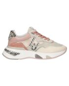 Crèmekleurige leren sneakers van Hoa