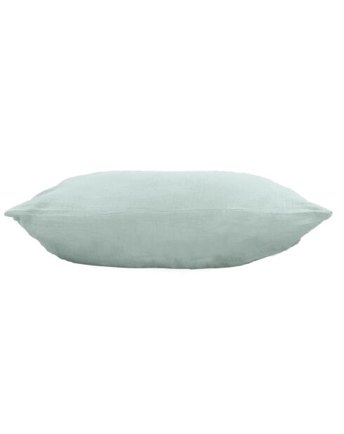 Taie d'oreiller 100% Gaze de Coton Clara vert amande