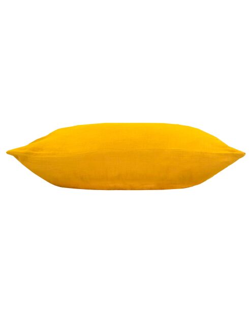 Taie d'oreiller 100% Gaze de Coton Clara safran